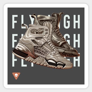 Sneakerhead Sneakers Sneaker Addict urbanwear Fly High Sticker